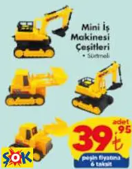 GOKİDY OYUNCAK MİNİ İŞ MAKİNESİ ÇEŞİTLERİ